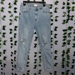 Size 30, Ripped jeans